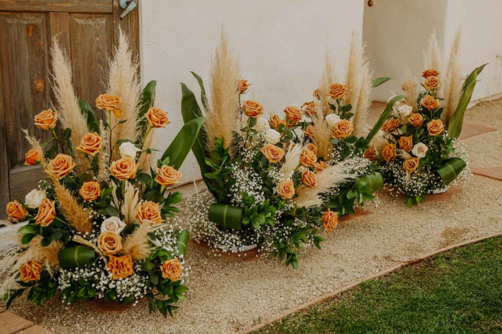 Palm Desert Wedding Flower Arrangements — Desert Wedding Photography by Mattie O'Neill